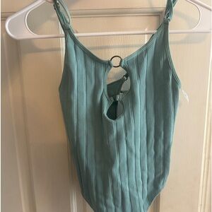 Greenish blue bodysuit size M/L